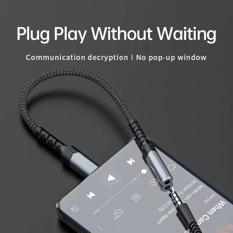 Recci USB C to AUX 3.5mm Audio Adapter Cable RDS-A25 Tech House Singapore