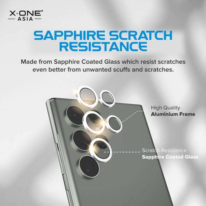 X-One Galaxy S24 Ultra Camera Lens Camera Armor Sapphire Glass X-One