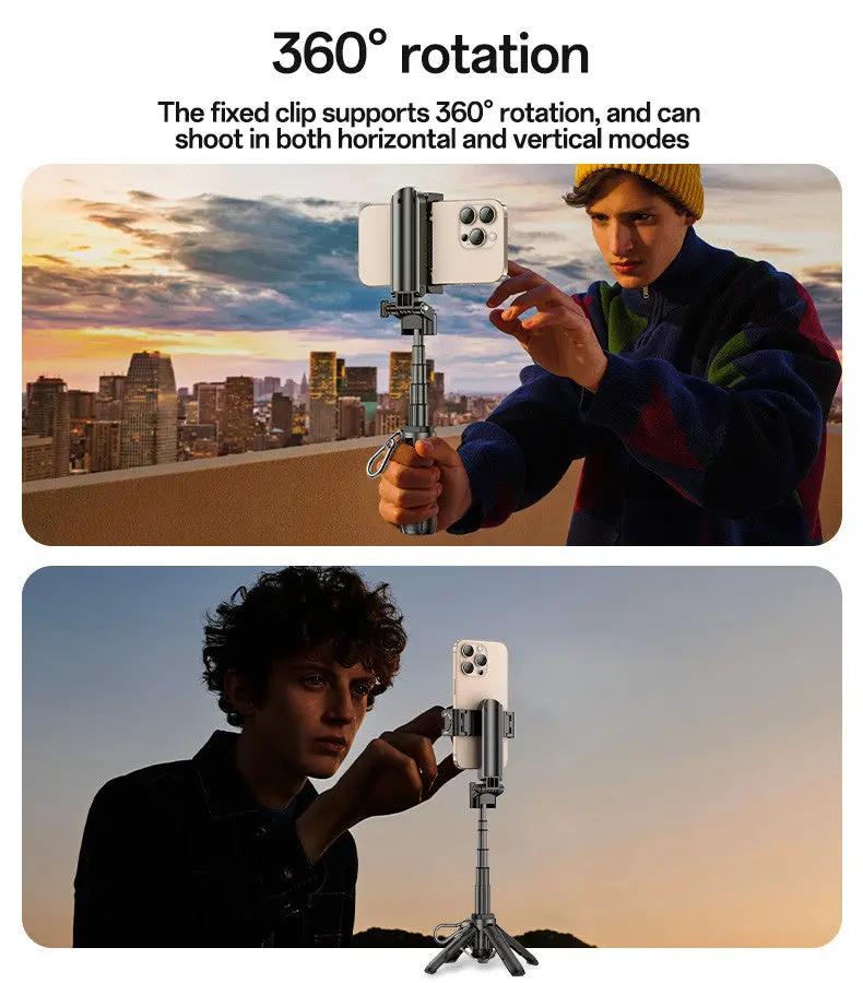 YESIDO Detachable Remote Control Reinforced Tripod Mini Selfie Stick SF29 Tech House Singapore