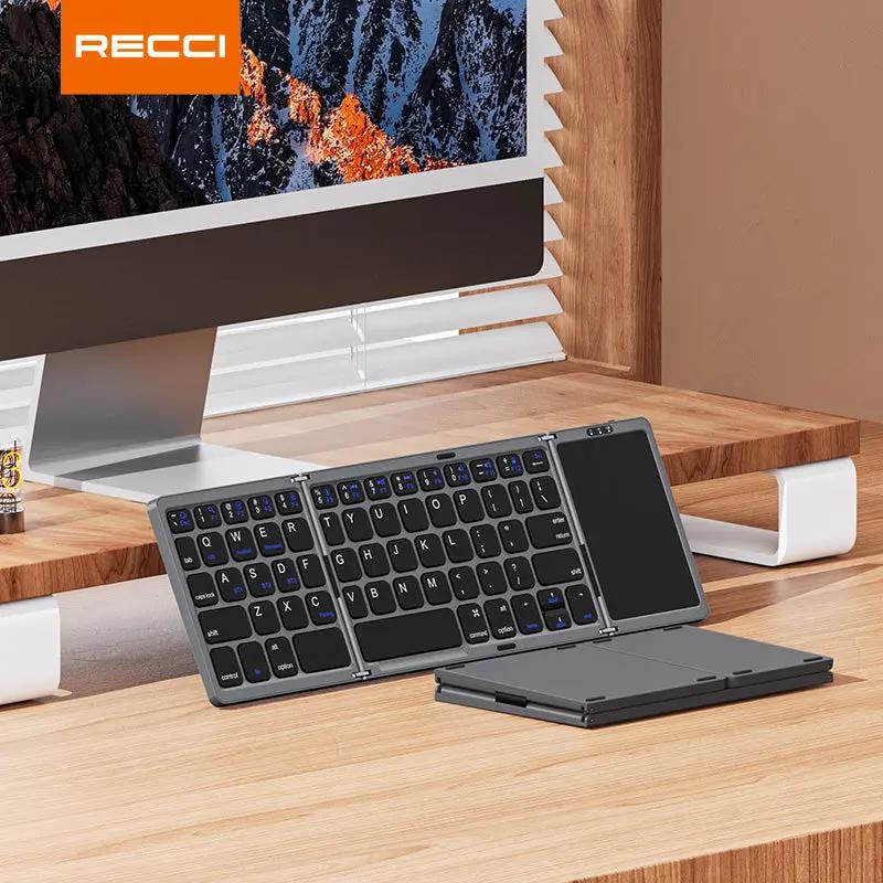 Recci Triple Folding Touch Pad Bluetooth Keyboard RCS-K01 Tech House Singapore