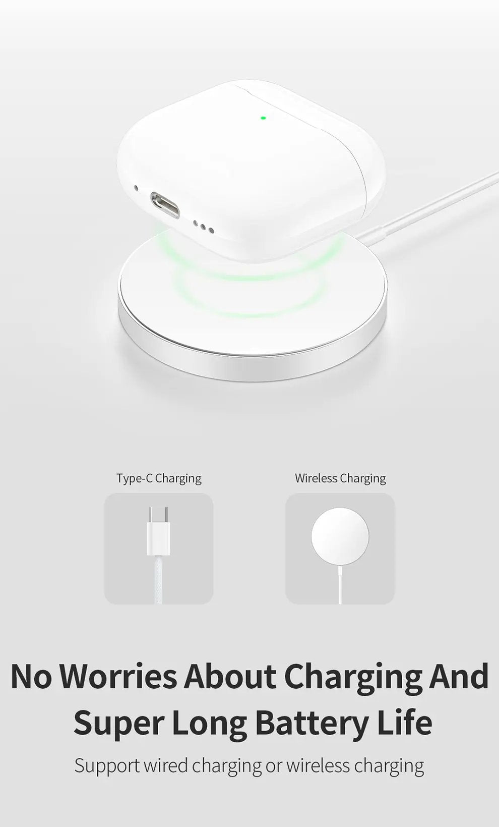 Recci TWS Wireless Earphone ANC G600C Pro Tech House Singapore