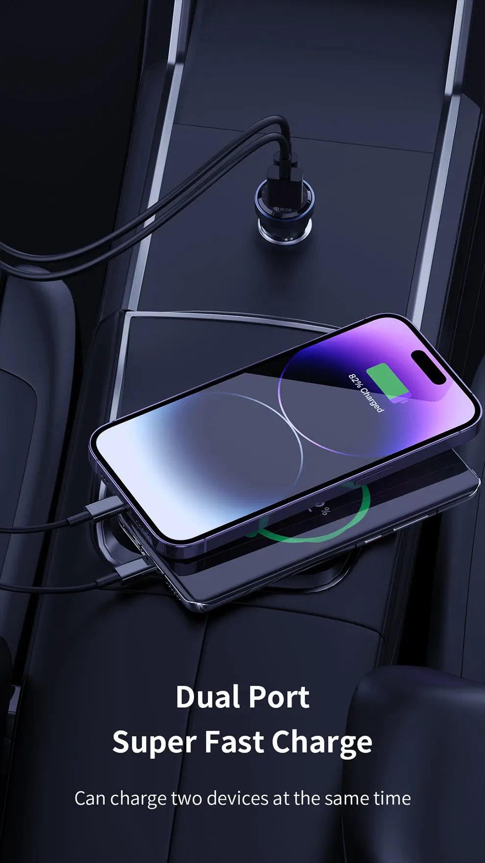 Recci Journey Car Charger 33W RCC-N17 Tech House Singapore