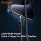 Mcdodo 2-in-1 USB-C to USB-C Cable 240W/140W Charging with (2M) Magnetic 3 Cable CA-0140 Tech House Singapore