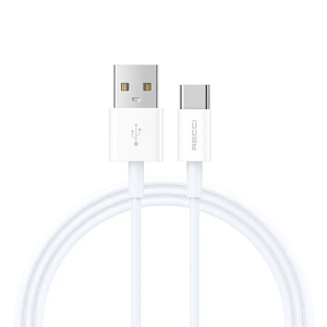 Recci USB A to C Cable 1M PD 20W Fast Charging 3A Cable RS06C Tech House Singapore