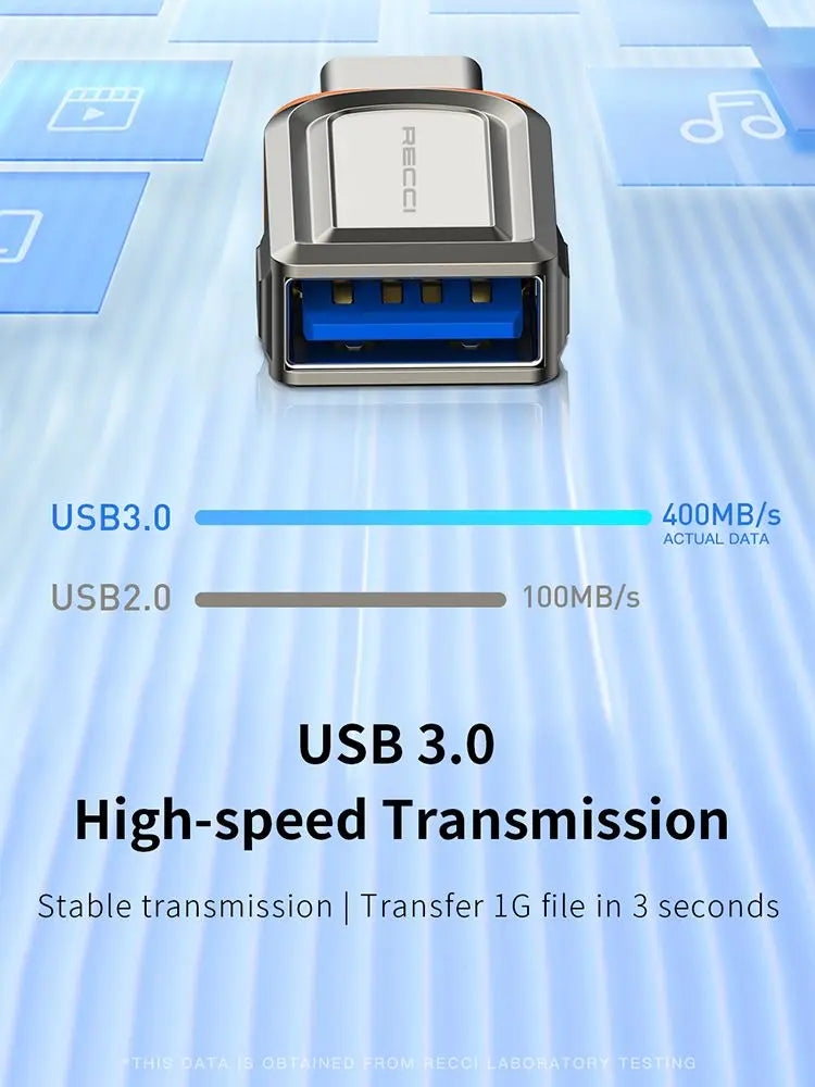 Recci Type C OTG Adapter RDS-A16C Tech House Singapore