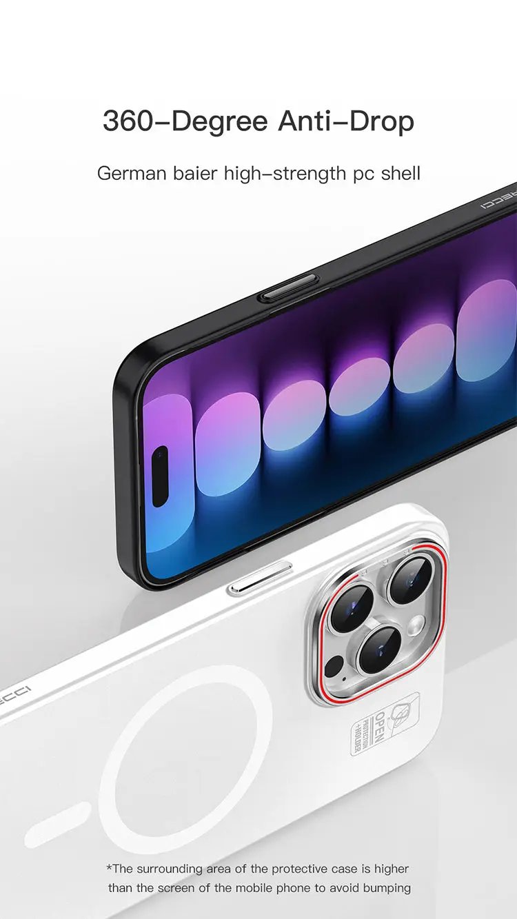 Recci iPhone15/ 15 Plus/15 Pro/15 Pro Max Magnetic Case with Kickstand Tech House Singapore