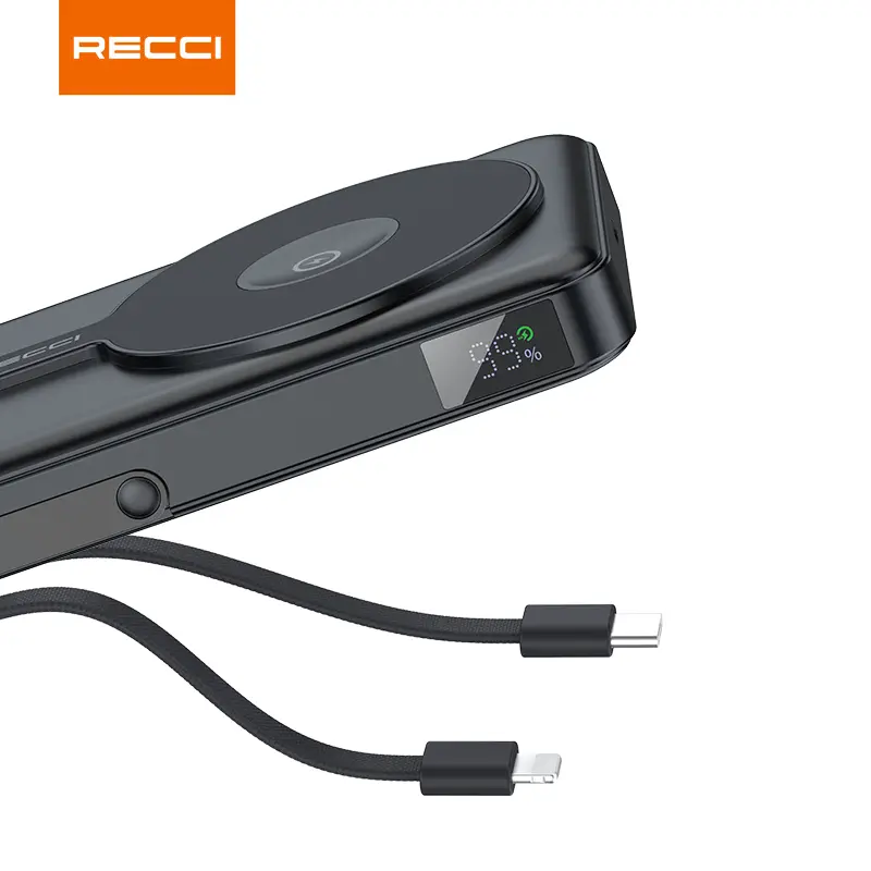 Recci 10000mAh Magnetic Power Bank (RPB-W27) Tech House Singapore