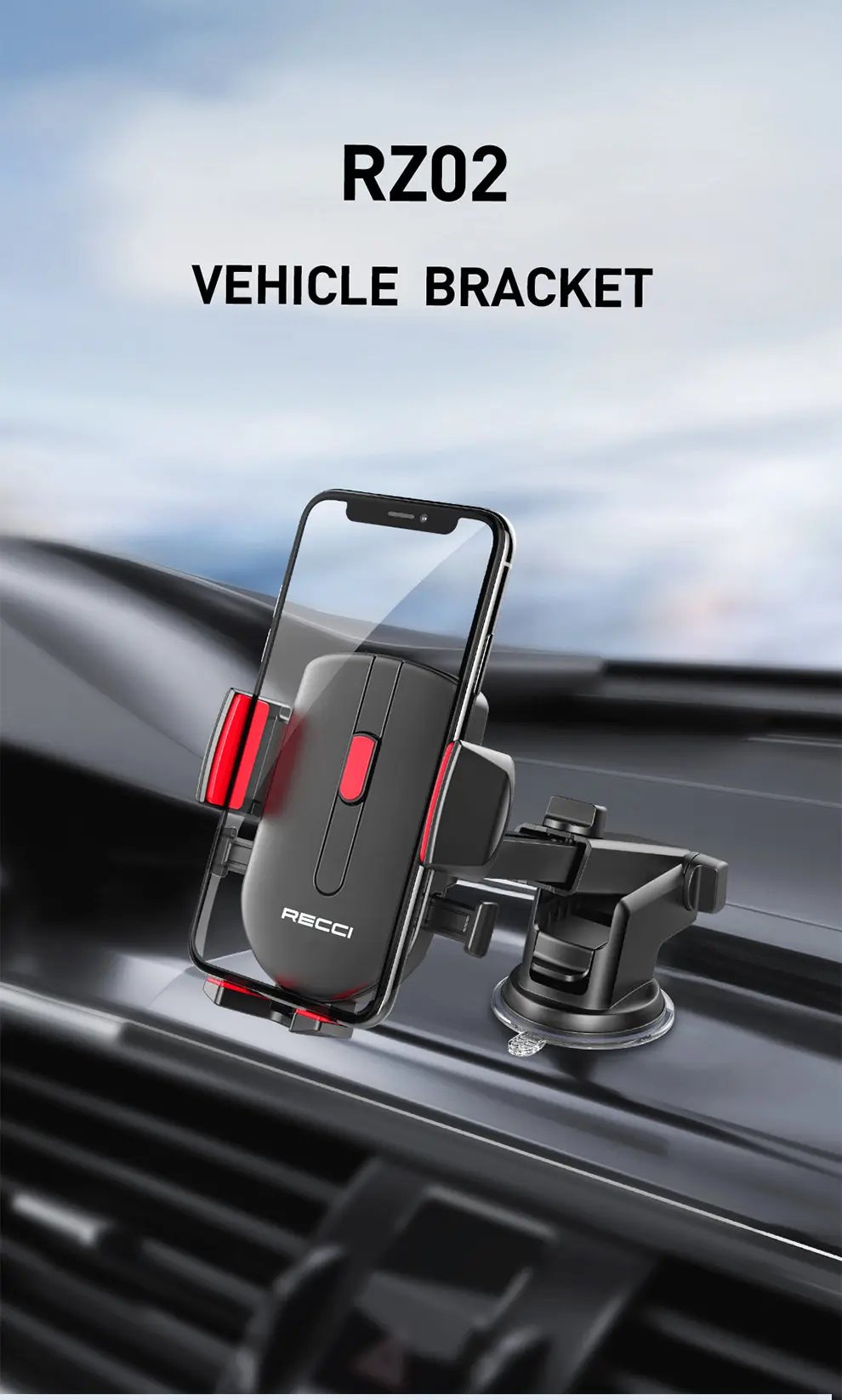 Recci Car Suction Mounts RZ02 Tech House Singapore