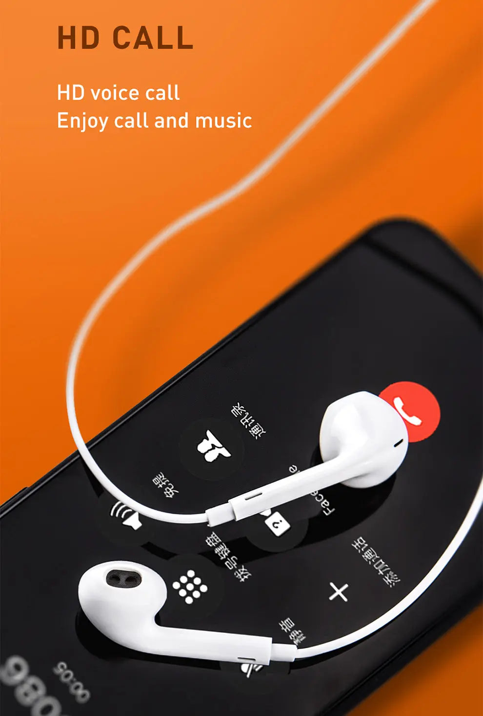 Recci 3.5mm Wired Earpiece REP-L15 Tech House Singapore