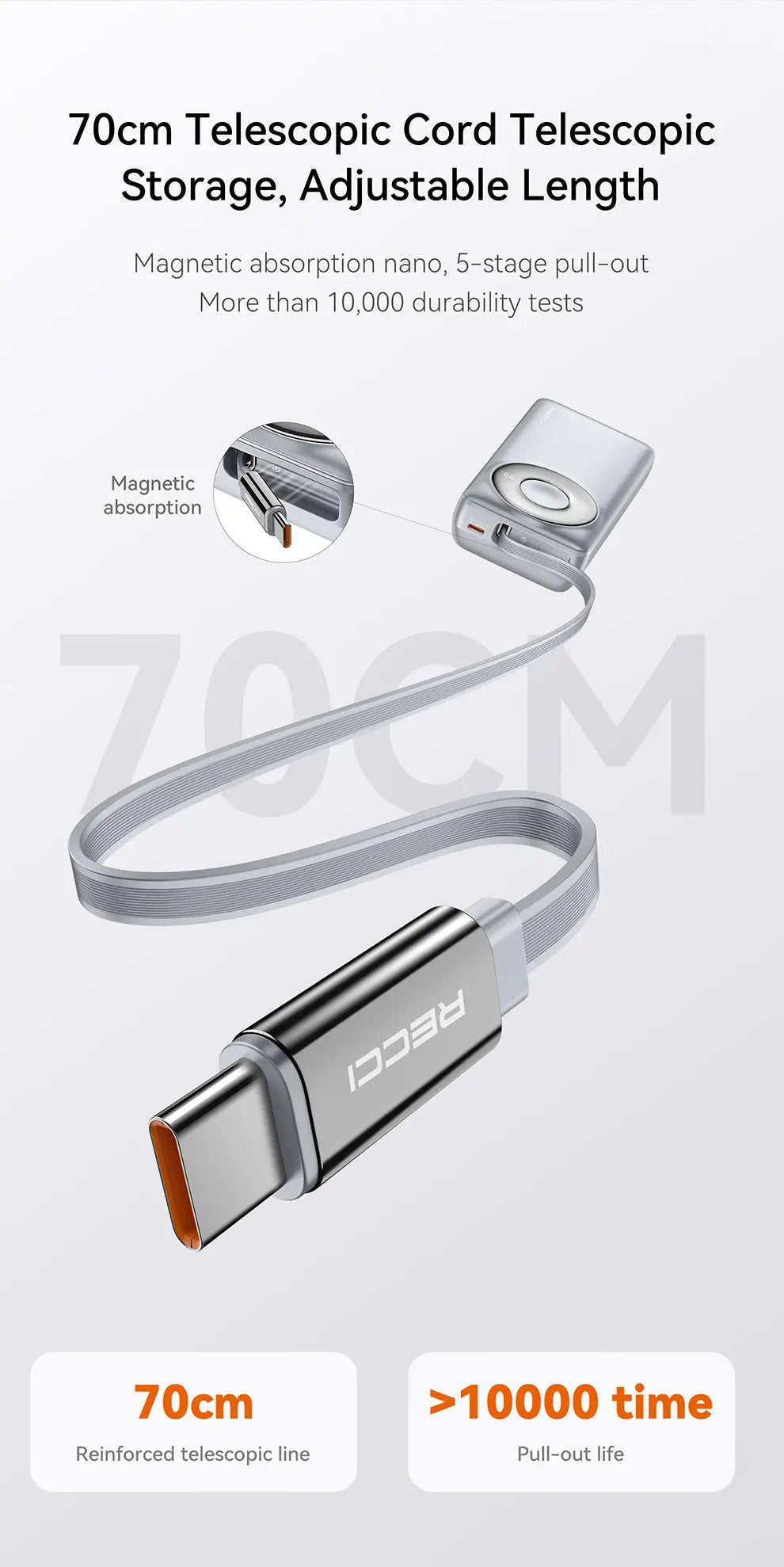 Recci 20000mAh Power Bank PD 65W (RPB-P72) Tech House Singapore