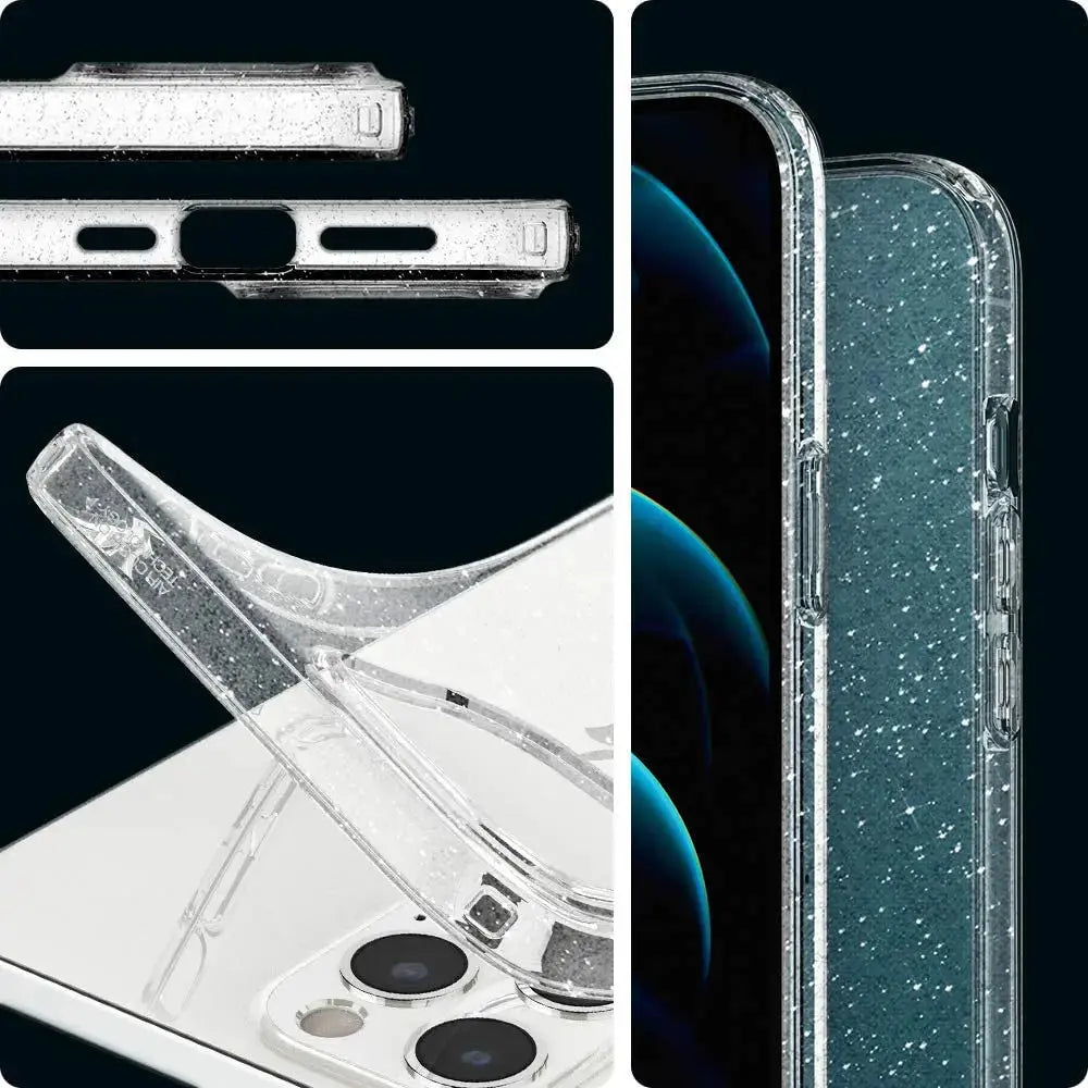 Spigen iPhone 12 Pro / iPhone 12 Case Liquid Crystal Glitter Spigen