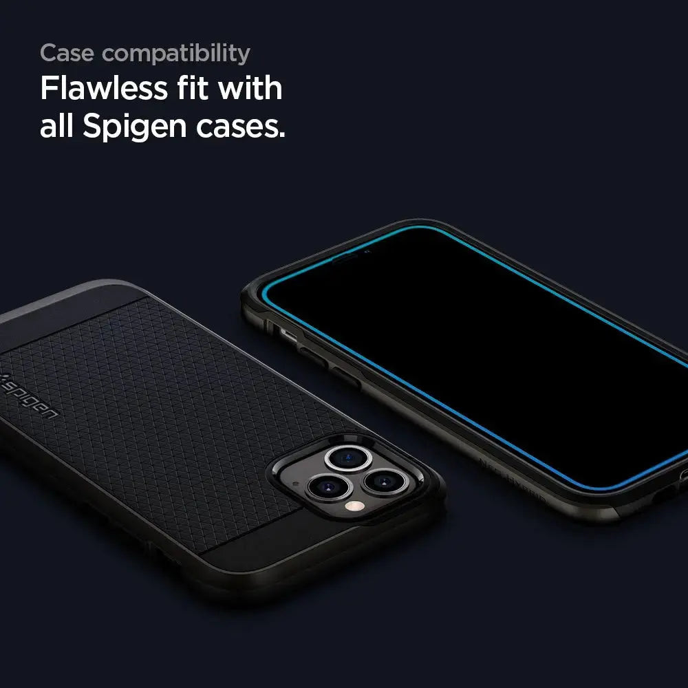 Spigen iPhone 12 Mini Full Coverage HD Tempered Glass Spigen