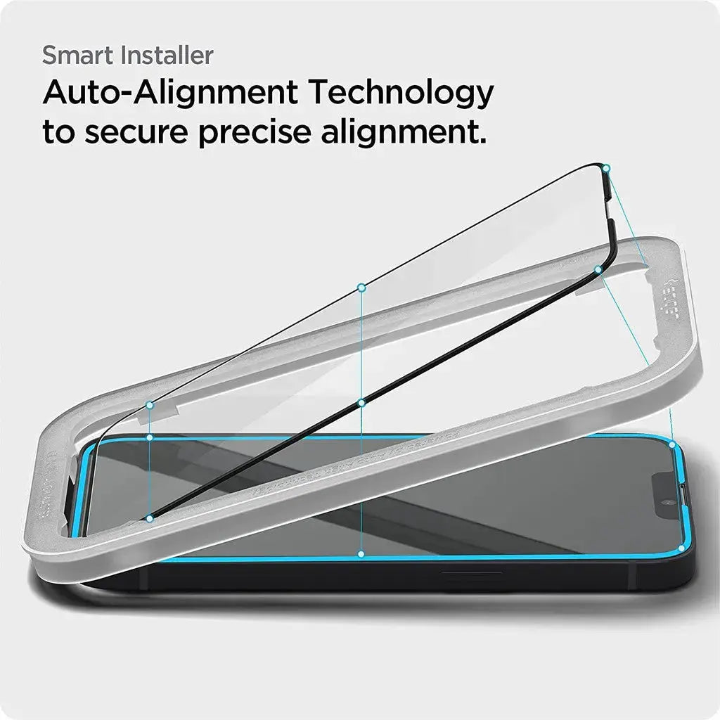 Spigen [2 Pack] iPhone 14 / iPhone 13 Pro / iPhone 13 Screen Protector Alignmaster Spigen