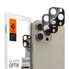Spigen [2 Pack] Spigen iPhone 16 Pro Max / 16 Pro / 15 Pro Max / 15 Pro / 14 Pro Max / 14 Pro Camera Lens Optic - Black