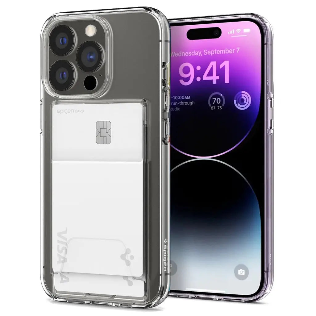 iPhone 14 Pro Case Crystal Slot Dual