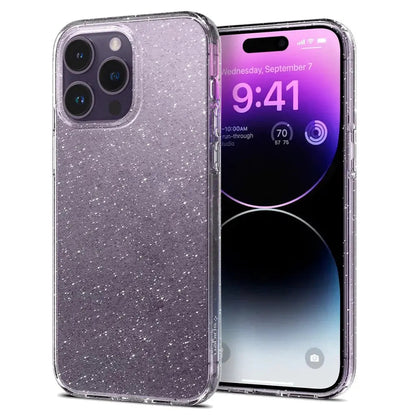 iPhone 14 Pro Max Case Liquid Crystal Glitter