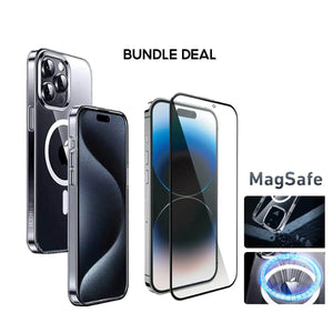 [Bundle Deal] Anker iPhone 15 Pro Case Magsafe Case Clear Magnetic Phone Casing Cover + Screen Protector Anker Singapore