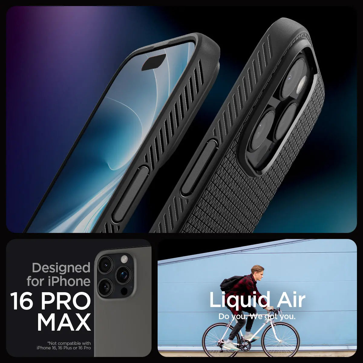 Spigen iPhone 16 Pro Max Case Liquid Air Spigen