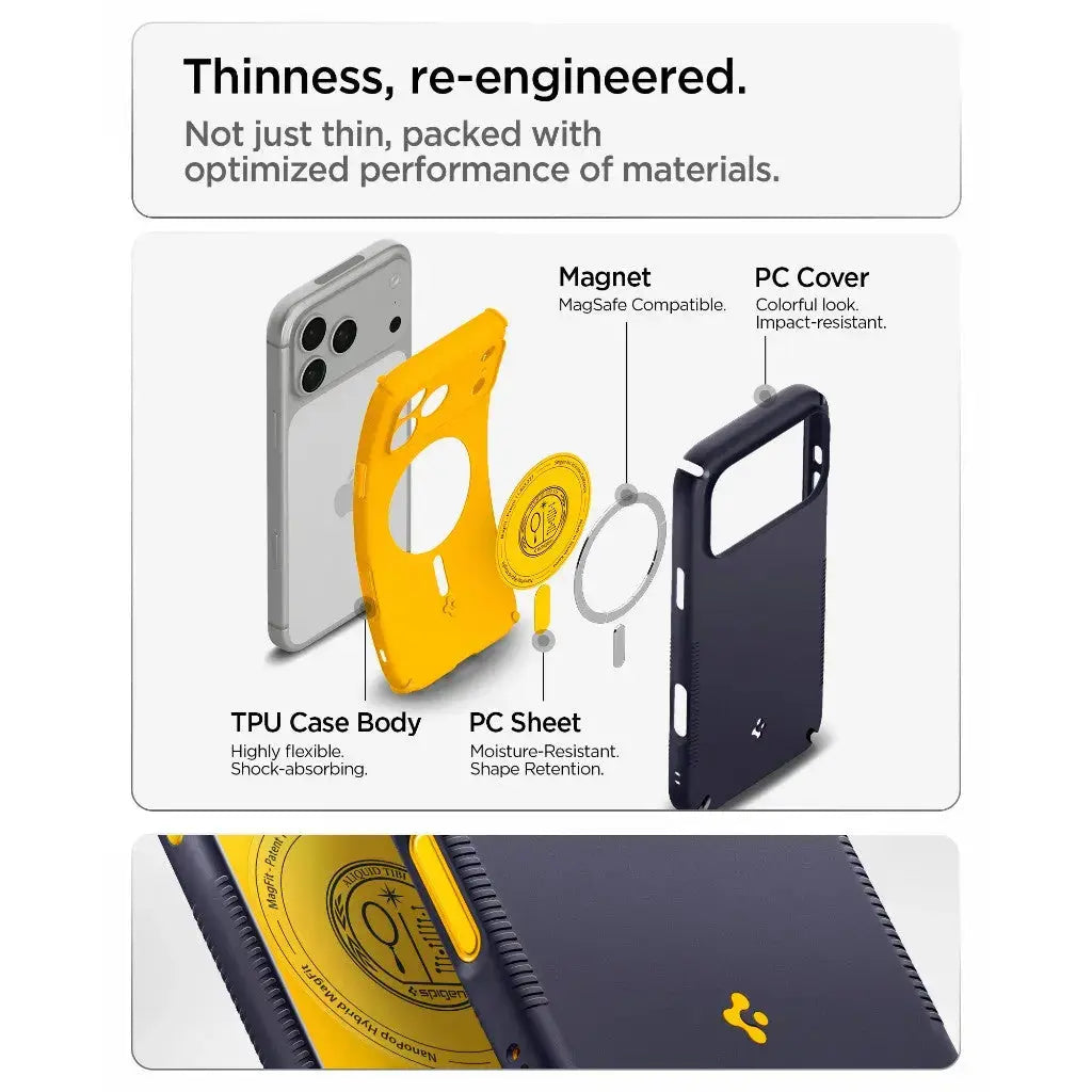 Spigen iPhone 18 Pro / 17 Pro Case 6.3" Nano Pop Hybrid MagFit Spigen Singapore Singapore
