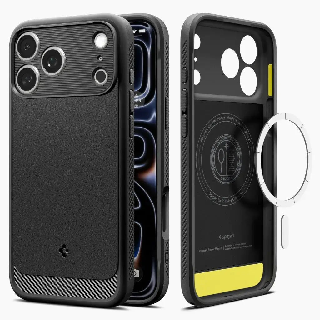 Spigen iPhone 18 Pro / 17 Pro Case 6.3" Rugged Armor MagFit Spigen Singapore Singapore