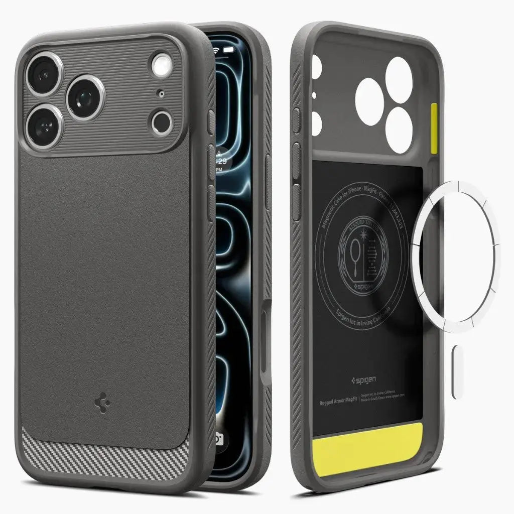 Spigen iPhone 18 Pro / 17 Pro Case 6.3" Rugged Armor MagFit Spigen Singapore Singapore