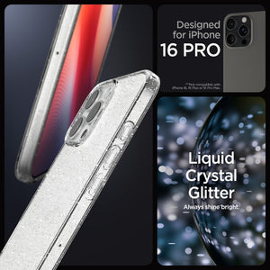 Spigen iPhone 16 Pro Case Liquid Crystal Glitter Spigen