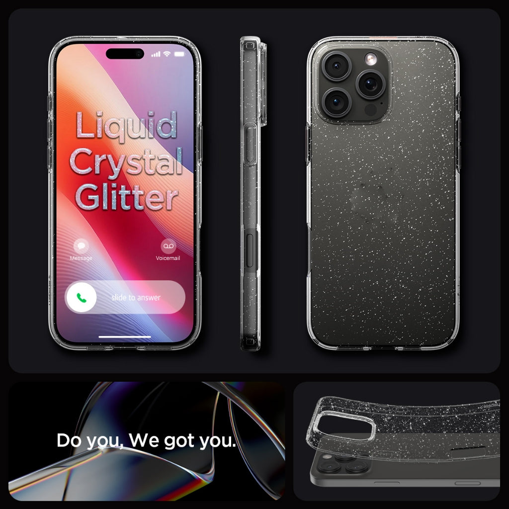 Spigen iPhone 16 Pro Case Liquid Crystal Glitter Spigen