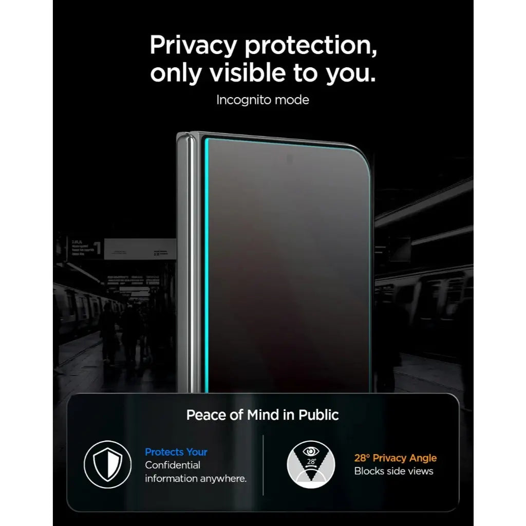 Spigen [2 Pack] iPhone Duo Privacy Screen Protector EZ Fit Pro HD Spigen Singapore Singapore