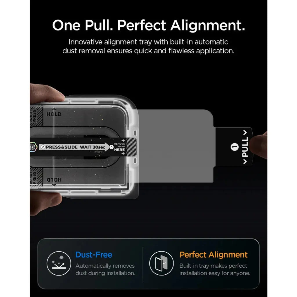 Spigen [2 Pack] iPhone Duo Privacy Screen Protector EZ Fit Pro HD Spigen Singapore Singapore