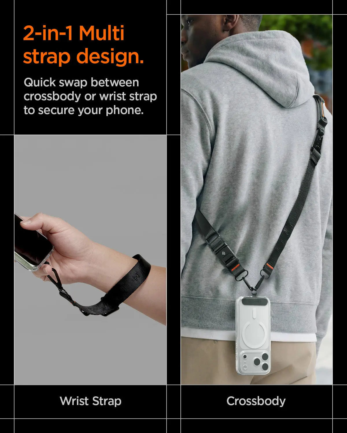 Spigen Universal Adjustable Crossbody Lanyard Strap DA30M Spigen Singapore Singapore