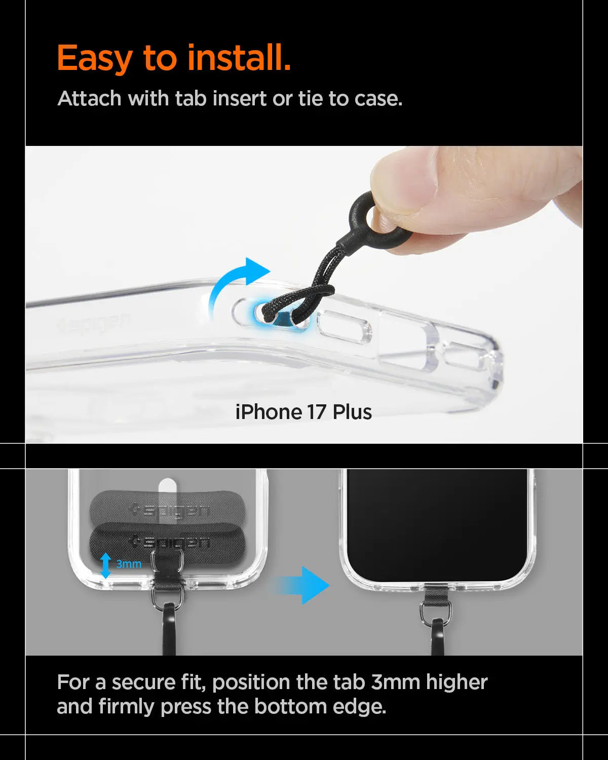 Spigen Universal Adjustable Crossbody Lanyard Strap DA30M Spigen Singapore Singapore