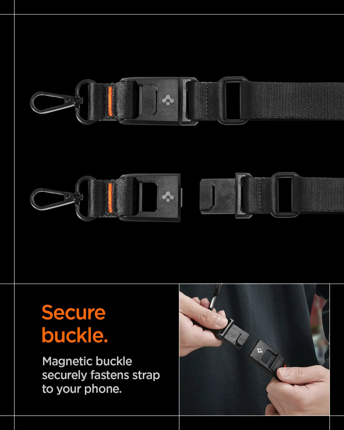 Spigen Universal Adjustable Crossbody Lanyard Strap DA30M Spigen Singapore Singapore