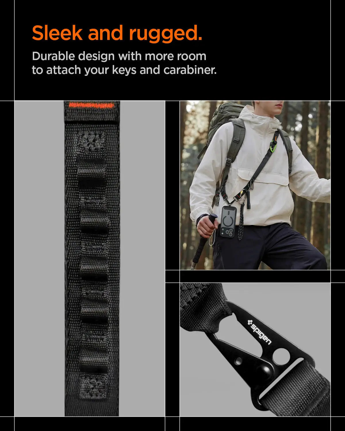 Spigen Universal Adjustable Crossbody Lanyard Strap DA30M Spigen Singapore Singapore