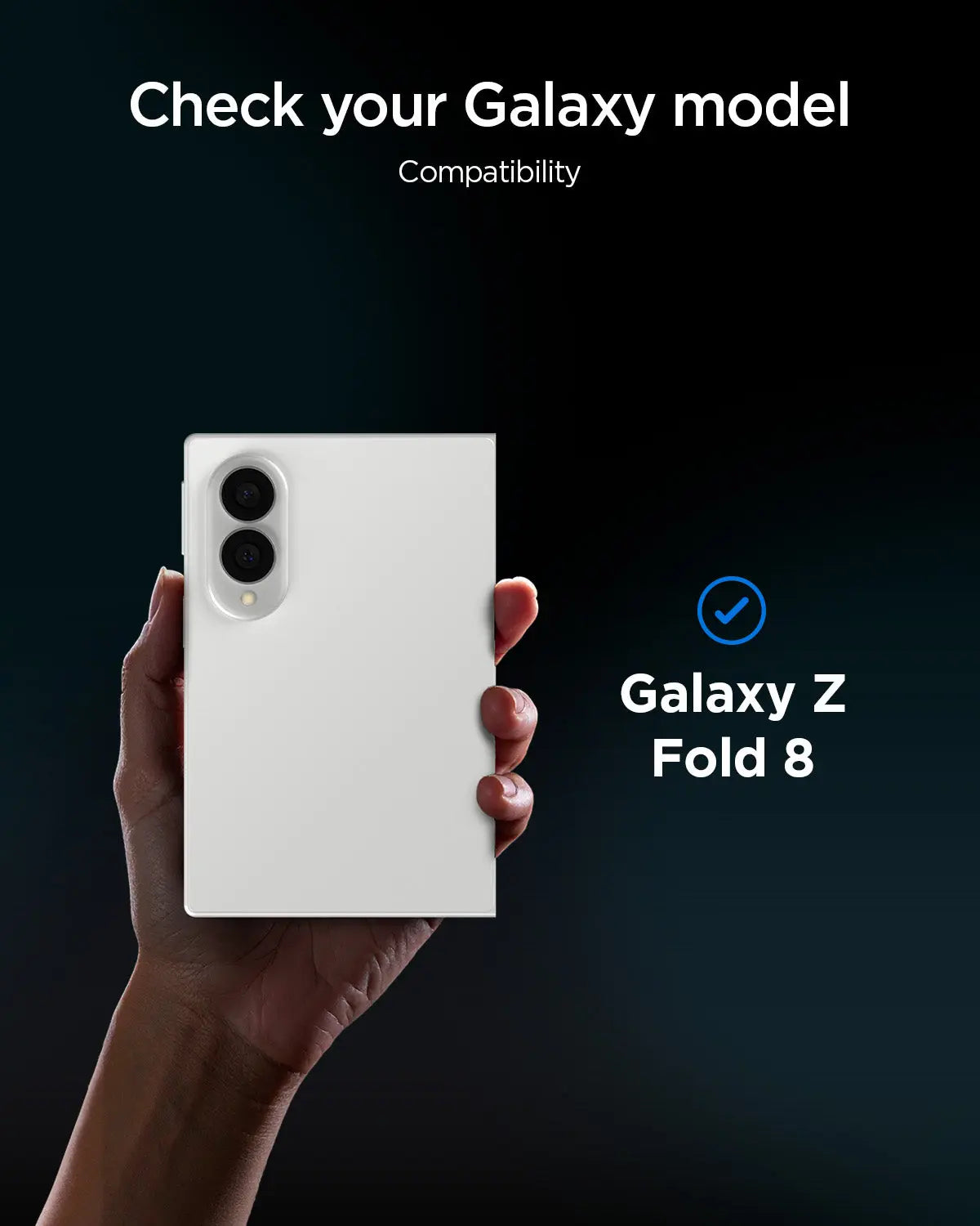 [2 Pack] Spigen Galaxy Z Fold 8 Tempered Glass Glas.tR EZ Fit HD Spigen Singapore Singapore