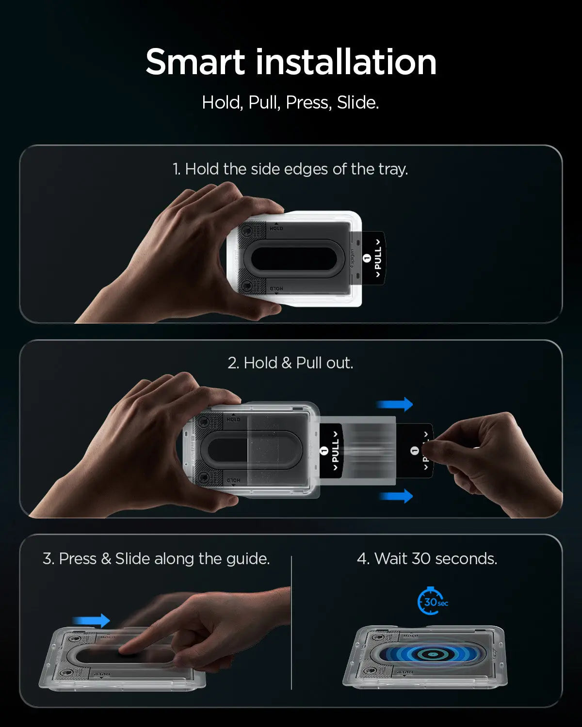 [2 Pack] Spigen Galaxy Z Fold 8 Tempered Glass Glas.tR EZ Fit HD Spigen Singapore Singapore