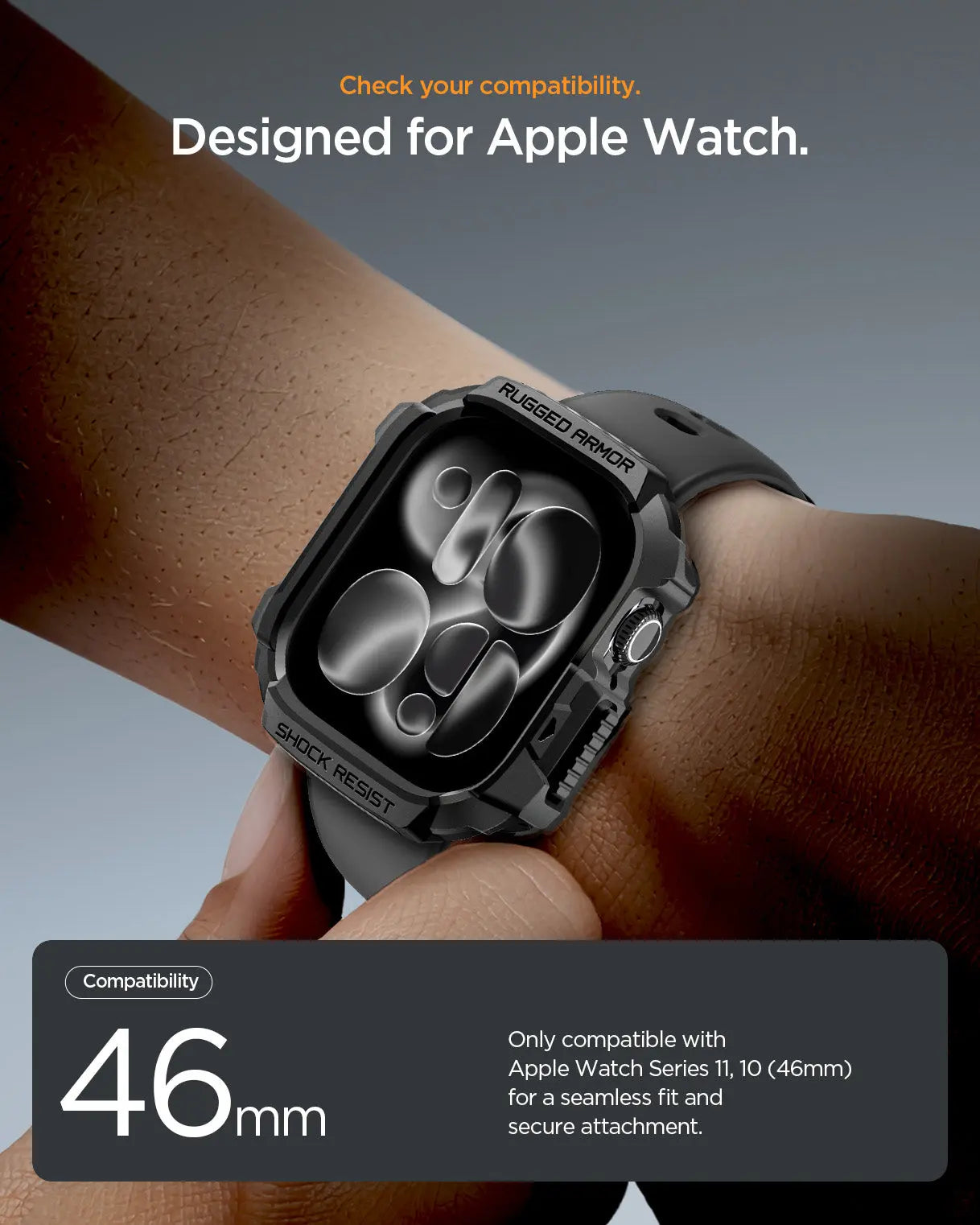 Apple Watch Case Series 11 / 10 (46mm) Rugged Armor 2 Spigen Singapore Singapore