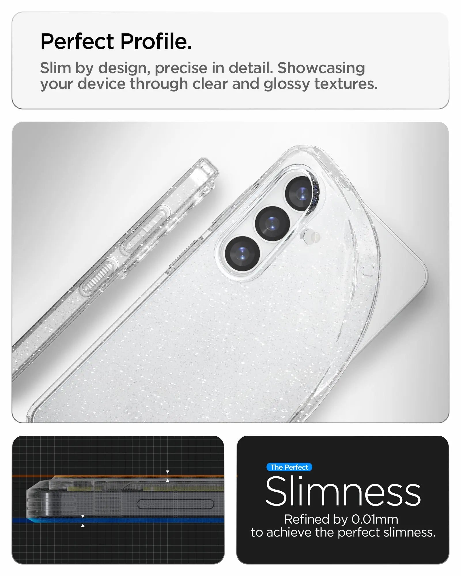 Samsung S26+ Case 6.7" Liquid Crystal Glitter Spigen Singapore Singapore