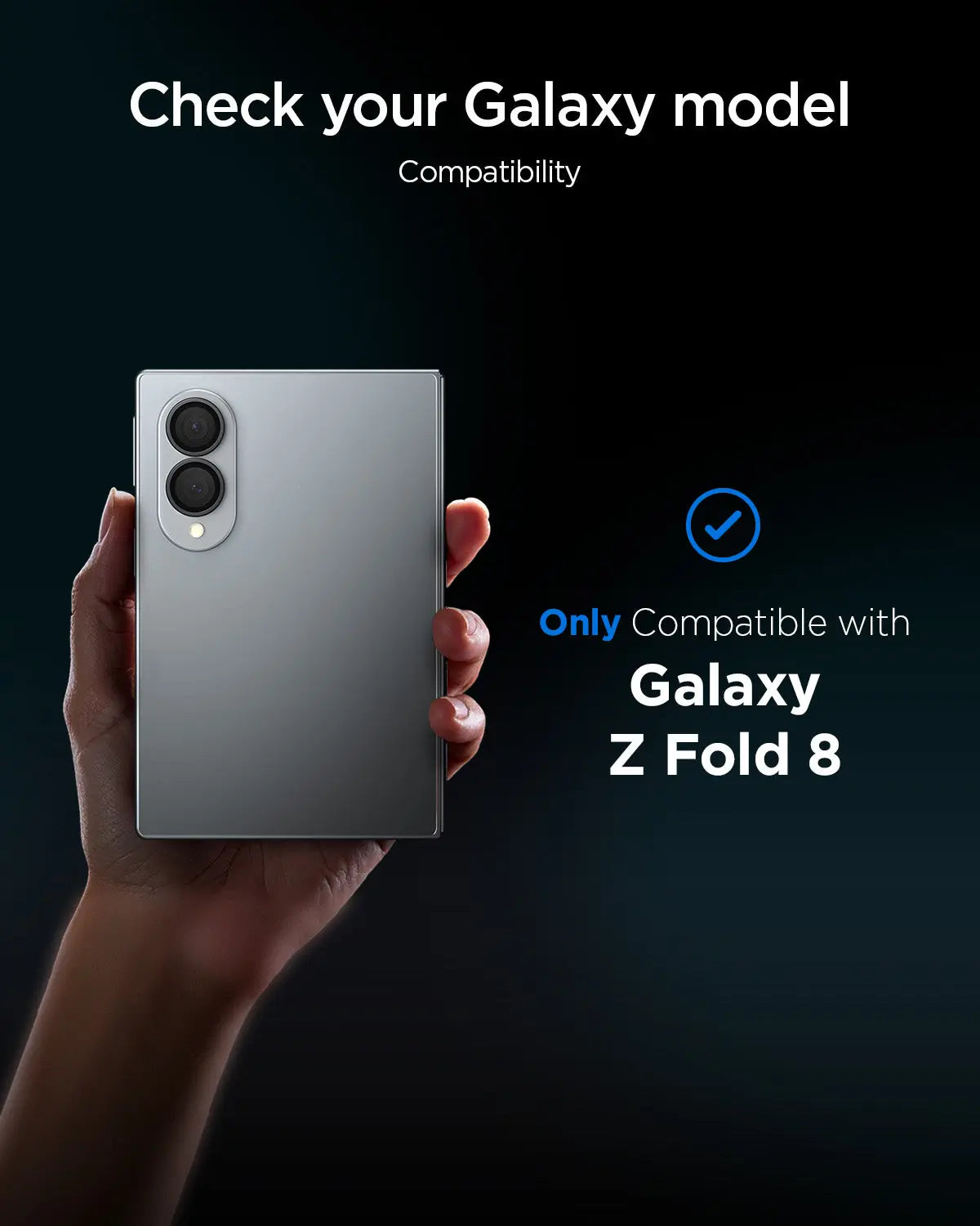 [2 Pack] Spigen Galaxy Z Fold 8 Optik Pro HD Lens Protector Glas.tR EZ Fit Spigen Singapore Singapore