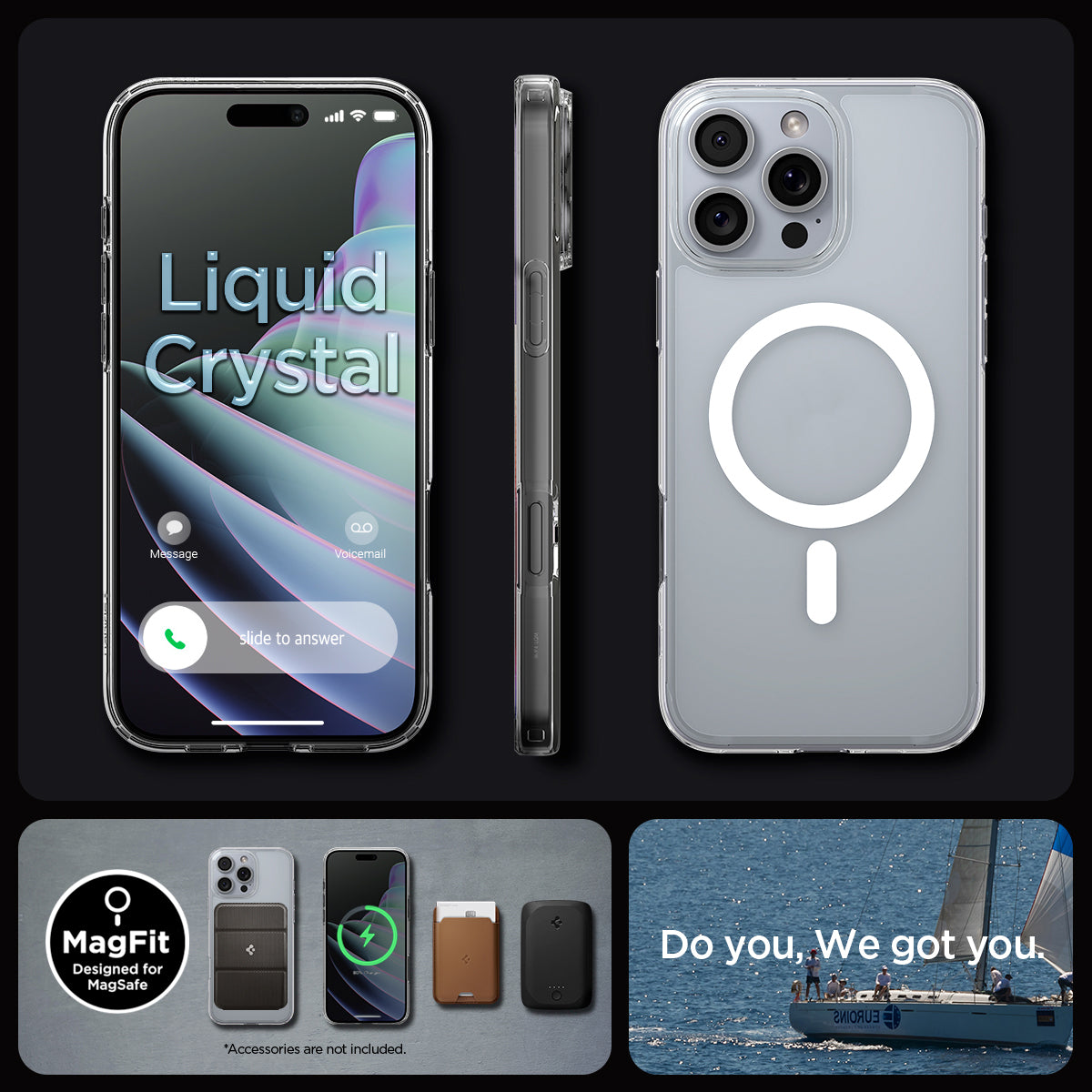 Spigen iPhone 16 Pro Case Liquid Crystal MagFit Spigen