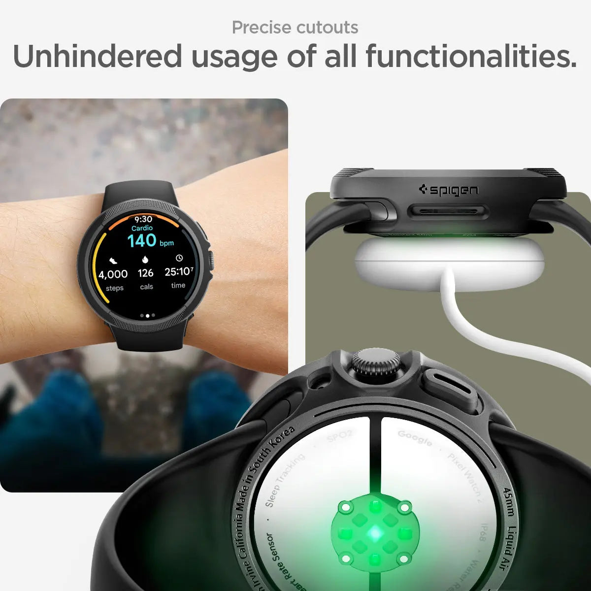 Spigen Google Pixel Watch (41mm) Case Liquid Air Tech