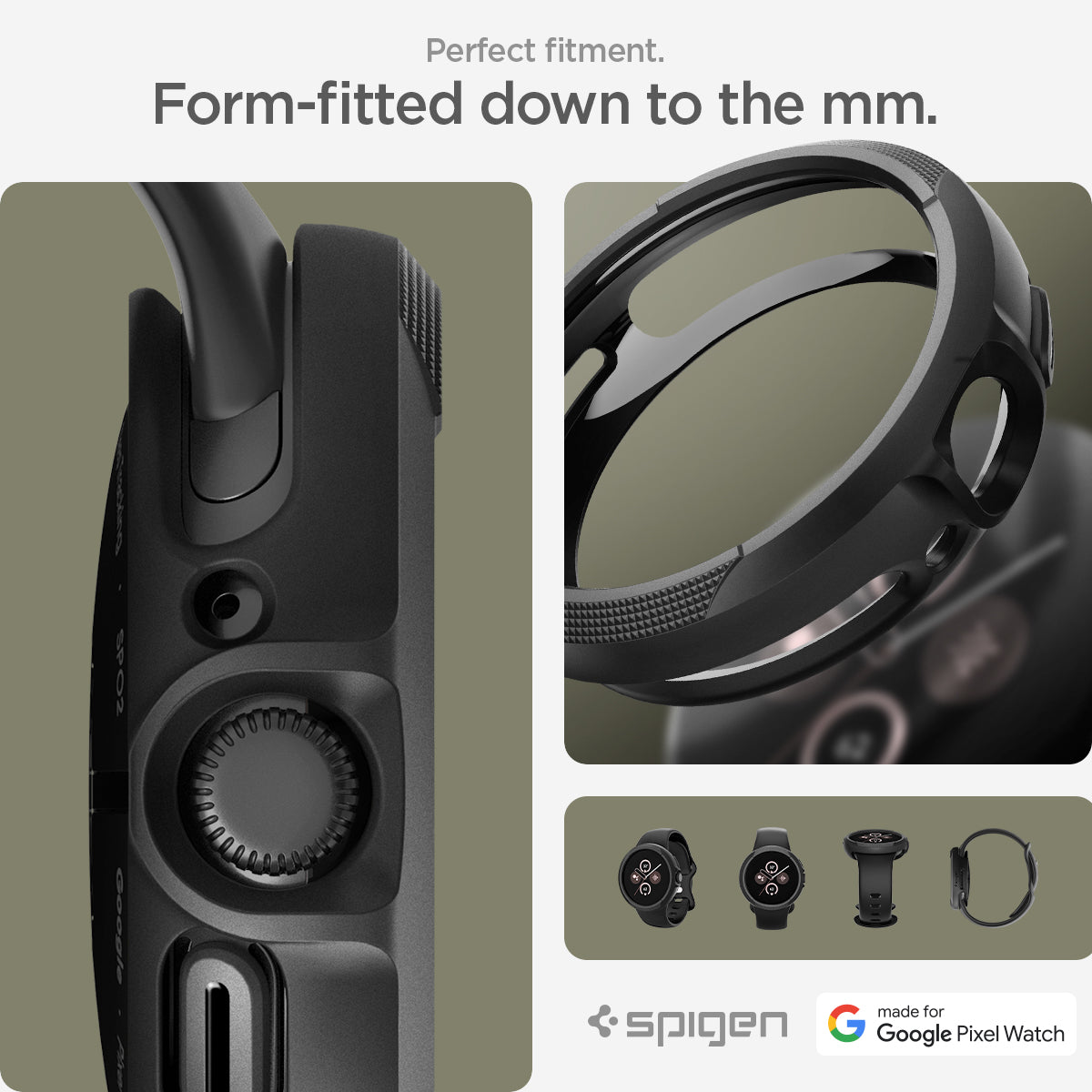 Spigen Google Pixel Watch 3 / 2 / 1 (41mm) Case Liquid Air Spigen