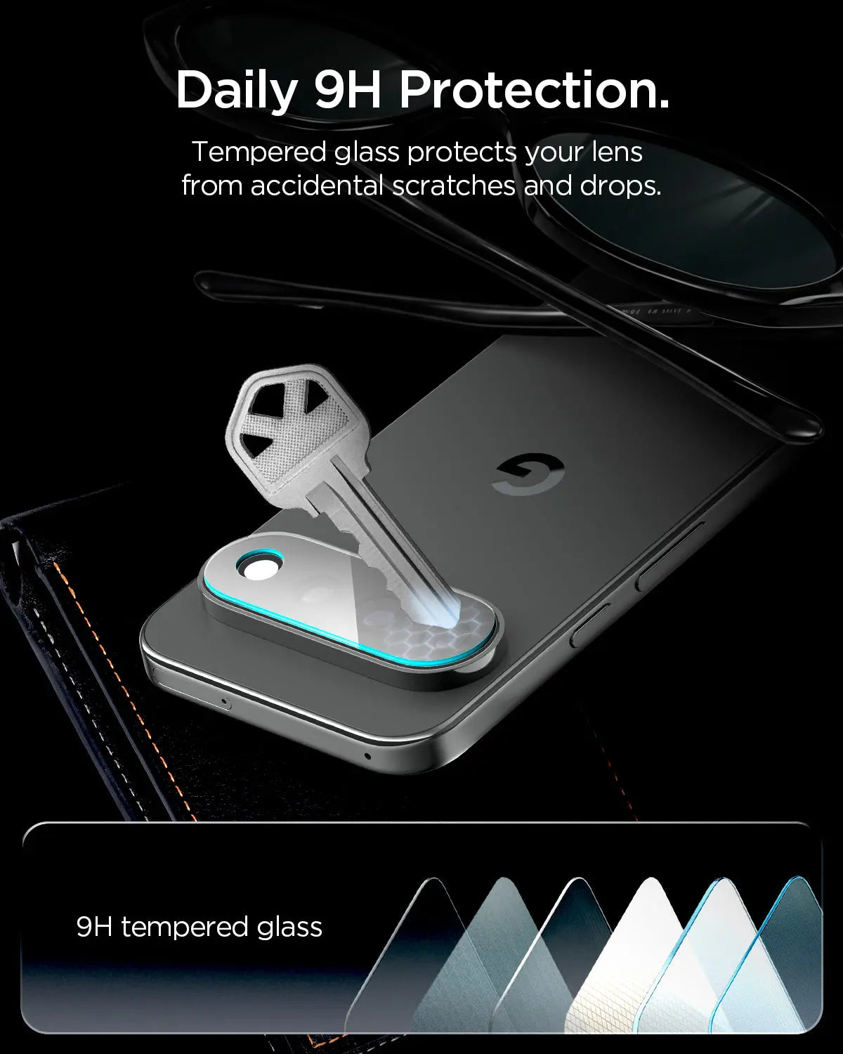 [2 Pack] Spigen Google Pixel 11 Pro XL Camera Lens Protector EZ Fit Optik Pro Spigen Singapore Singapore
