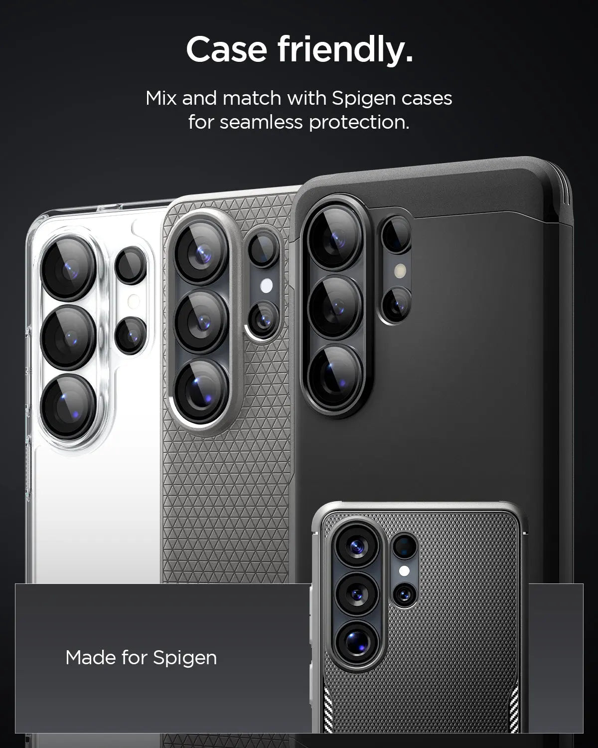 [2 Pack] Spigen Samsung S26 Ultra Camera Lens Protector 6.9" EZ Fit Optik Pro HD Spigen Singapore Singapore