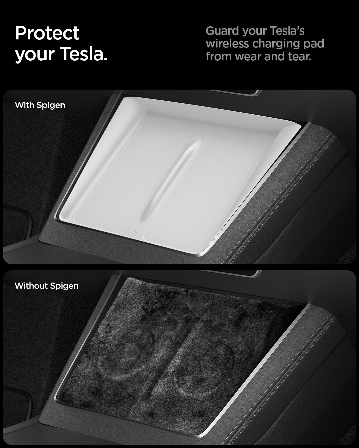 Tesla Model Y Juniper (2026 / 2025) Wireless Charging Pad Cover TO261JH Spigen Singapore Singapore