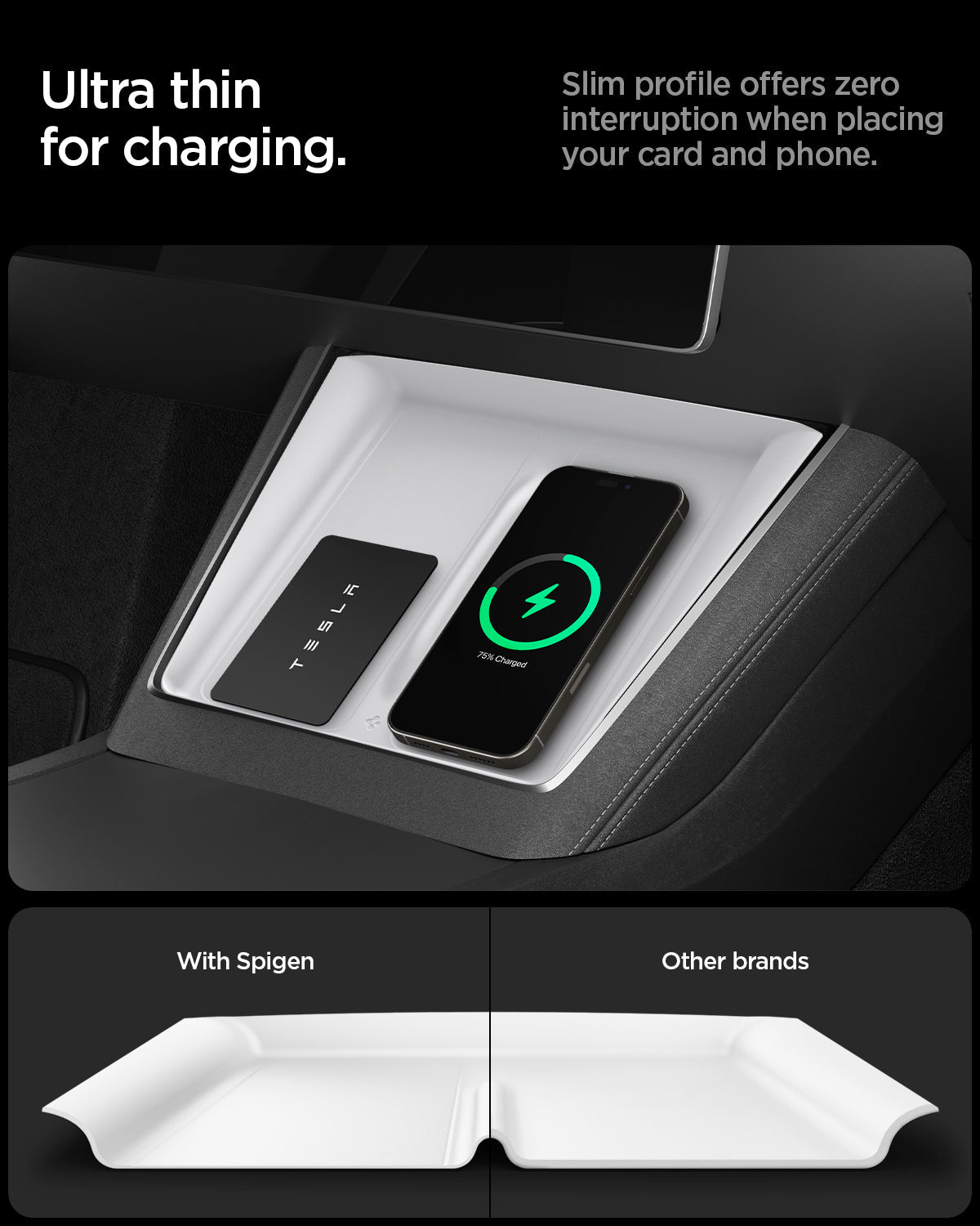 Tesla Model Y Juniper (2026 / 2025) Wireless Charging Pad Cover TO261JH Spigen Singapore Singapore