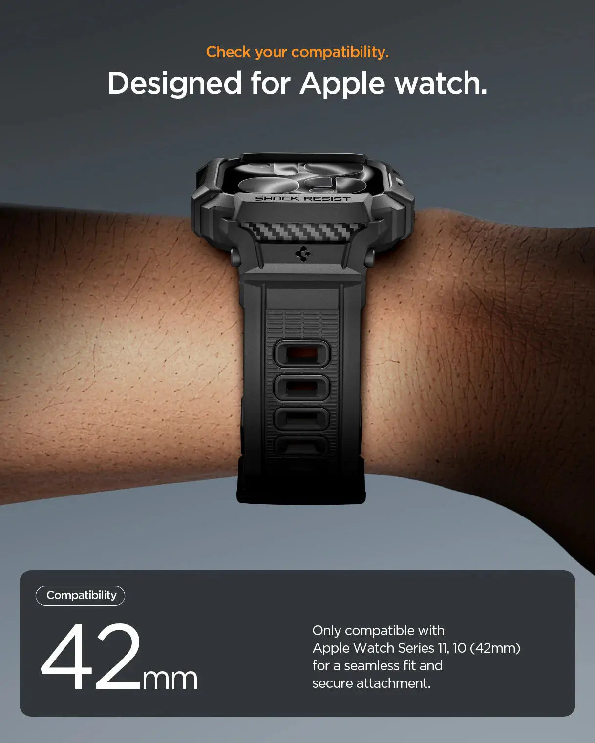 Apple Watch Case Series 11 / 10 (42mm) Rugged Armor Pro 2 Spigen Singapore Singapore