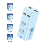 OLLOES GaN 25W Universal Travel Adapter Super Compact Tech House Singapore