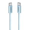 Anker Zolo USB C to USB C Cable 240W Braided Fast Charging Cable (3ft/6ft) A8060 - Blue
