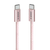 Anker Zolo USB C to USB C Cable 240W Braided Fast Charging Cable (3ft/6ft) A8060 - Pink