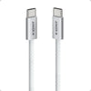Anker Zolo USB C to USB C Cable 240W Braided Fast Charging Cable (3ft/6ft) A8060 - White